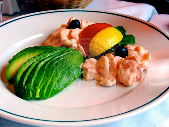 Fancy gourmet lunch.