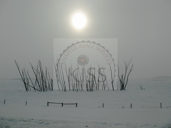 North Dakota Winter Sun