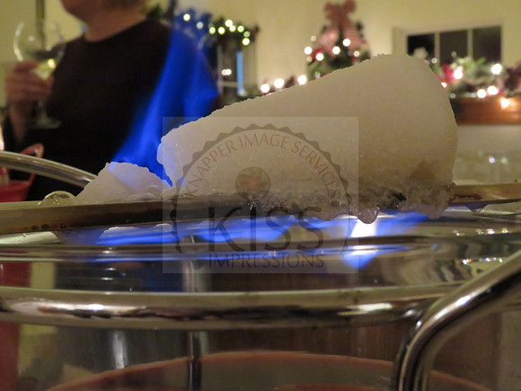 Warm sweet wine.
