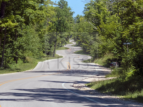 Winding Road in Door County, WI - IMG_5096