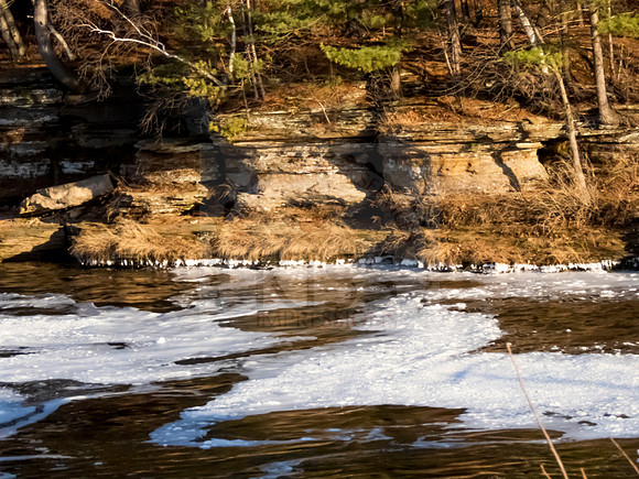 Winter river sunset - IMG_8483